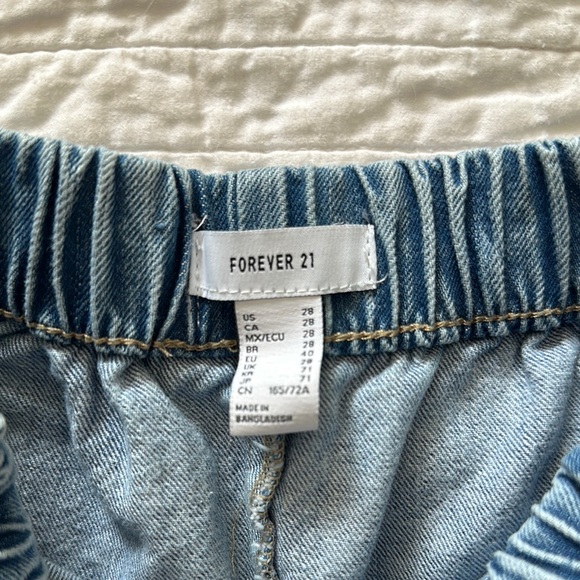 Forever 21 Blue Denim Shorts - Picture 2 of 3